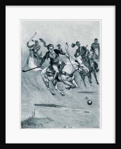 Game of polo by Stanley L Wood