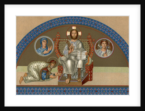 The Enthroned Christ by Anonymous