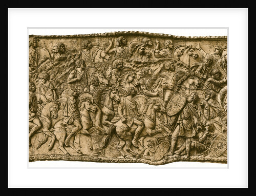 Moorish calvalry under Lusius Quietus fighting against the Dacians by Anonymous