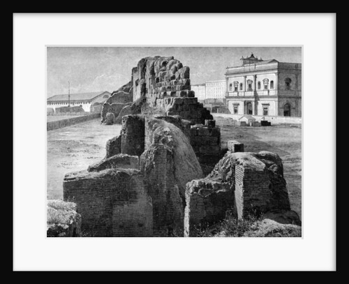 Remains of the Servian wall near the railway station, Rome by Anonymous