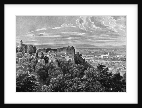 The Alhambra, Granada, Spain by Daudet