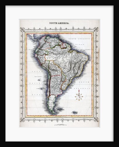 Map of South America by Anonymous
