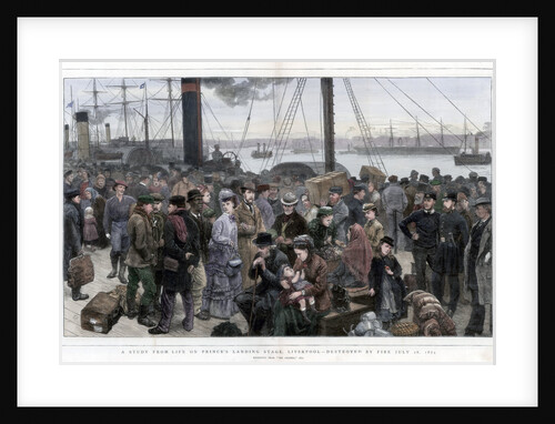A Study from Life on Prince's Landing Stage, Liverpool by Anonymous