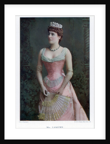 Lillie Langtry, British actress by W&D Downey