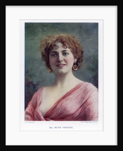 Ruth Vincent, actress and singer by W&D Downey