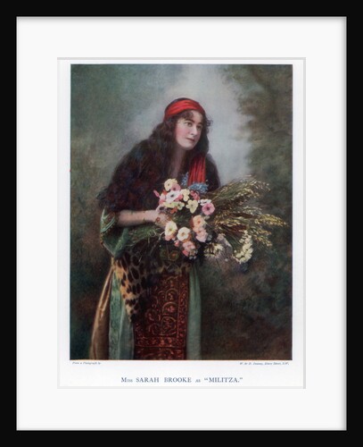 Sarah Brooke, British actress by W&D Downey