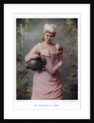 Florence St John, English actress and singer by W&D Downey