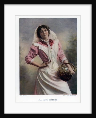 Maud Jeffries,  American actress by W&D Downey