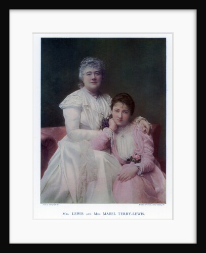 Mrs Lewis (Kate Terry) and Miss Mabel Terry-Lewis, British actresses by Window & Grove
