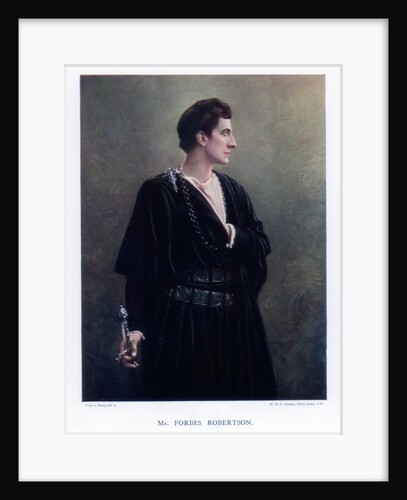 John Forbes-Robertson, British actor and theatre manager by W&D Downey
