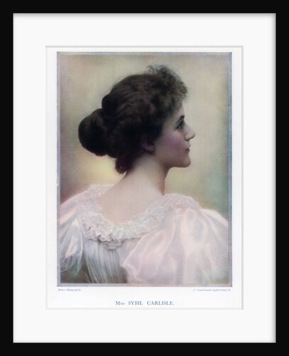Sybil Carlisle, actress by J Caswall Smith
