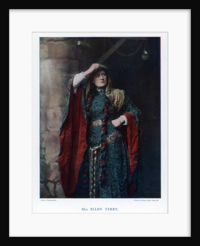 Dame Ellen Terry, English stage actress by Window & Grove