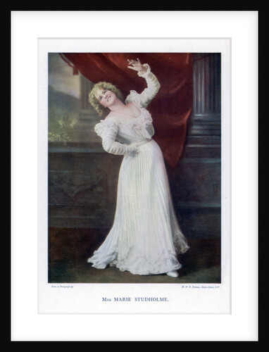 Marie Studholme, English theatre actress by W&D Downey