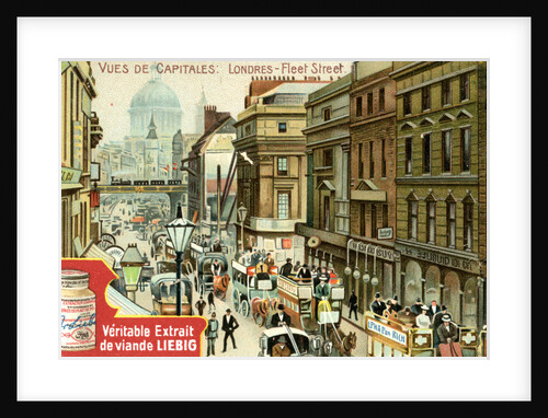 Views of Capitals: Fleet Street, London by Anonymous