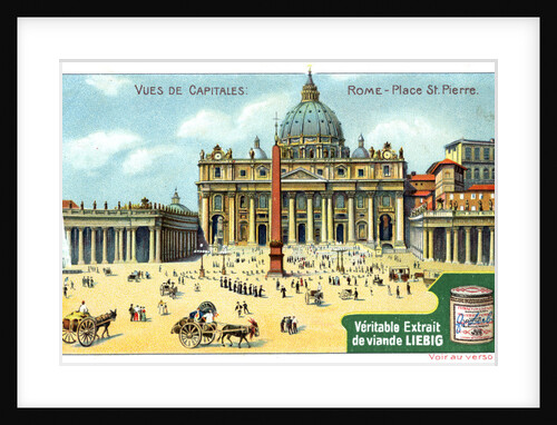 Views of Capitals: St Peter's Square, Rome by Anonymous