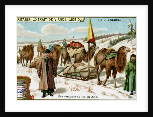 A tea caravan in Asia by Anonymous