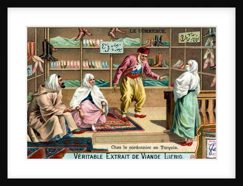 At a shoemaker's in Turkey by Anonymous