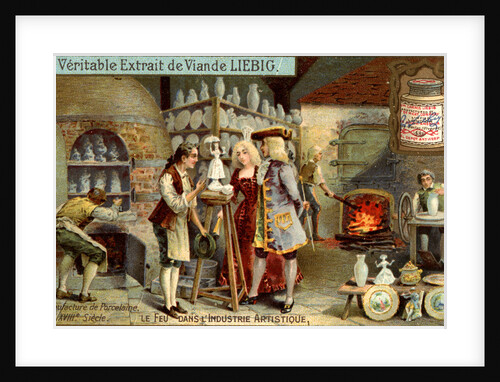 Manufacture of porcelain in the 18th century by Anonymous