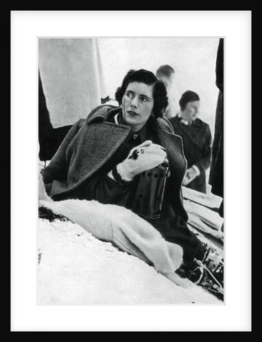 Diana Gordon Lennox, Canadian skier, Winter Olympic Games, Garmisch-Partenkirchen, Germany by Anonymous