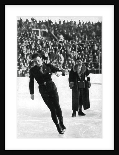 Karl Schäfer, Austrian figure skater, Winter Olympic Games, Garmisch-Partenkirchen, Germany by Anonymous