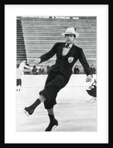 Jack Dunn, British figure skater, Winter Olympics, Garmisch-Partenkirchen, Germany by Anonymous