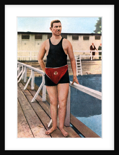 Emil Rausch, Geman swimmer, Olympic Games, St Louis, USA by Anonymous