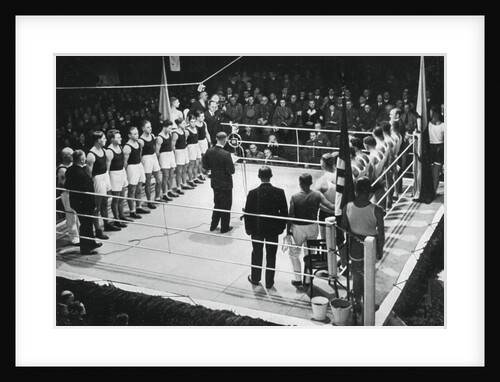 Amateur boxing competition between Germany and Poland by Anonymous