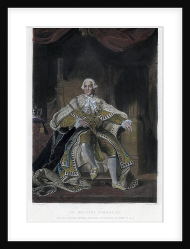 George III, King of Great Britain and Ireland by Samuel William Reynolds