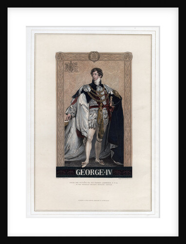 George IV, King of Great Britain and Ireland by A Krausse