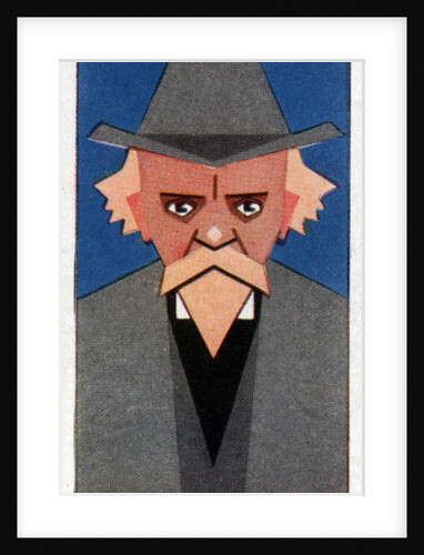 Sir Hall Caine, British novelist by Alick P F Ritchie