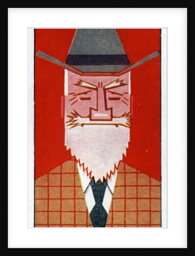 George Bernard Shaw, Irish playwright by Alick P F Ritchie