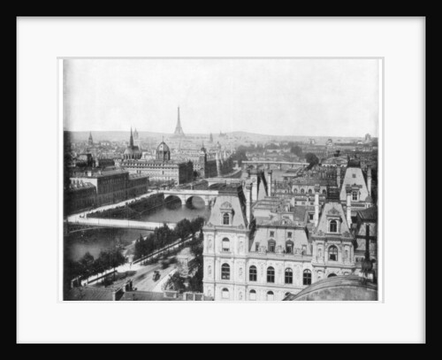 Panorama of Paris, France by John L Stoddard