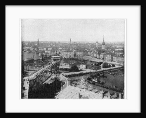 Panorama of Stockholm, Sweden by John L Stoddard
