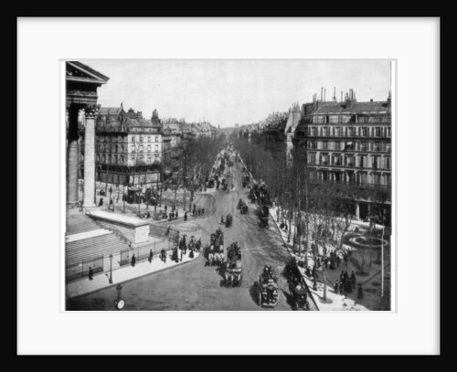 Boulevard de la Madeleine, Paris by John L Stoddard