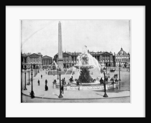 Place de la Concorde, Paris by John L Stoddard