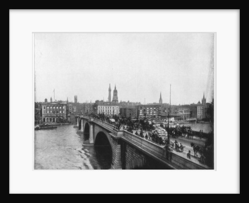 London Bridge, London by John L Stoddard