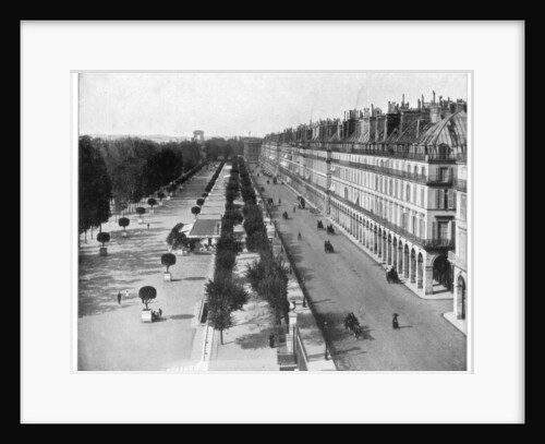 Rue de Rivoli, Paris by John L Stoddard