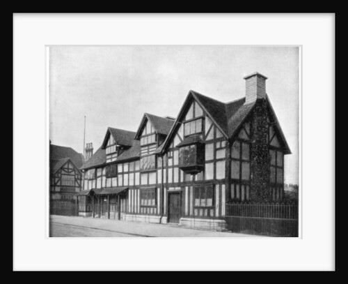 William Shakespeare's house, Stratford-upon-Avon, Warwickshire by John L Stoddard