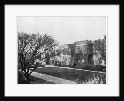 Haddon Hall near Bakewell, Derbyshire, England by John L Stoddard