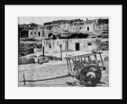 Adobe houses, New Mexico, USA by John L Stoddard