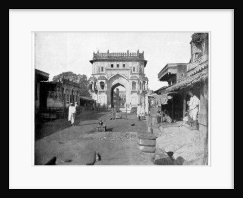Gate to Lucknow , India by John L Stoddard