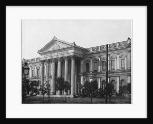 National Congress, Santiago, Chile by John L Stoddard