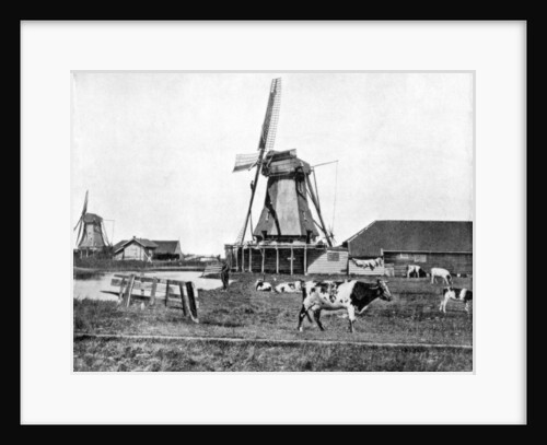 Dutch windmills, Holland by John L Stoddard
