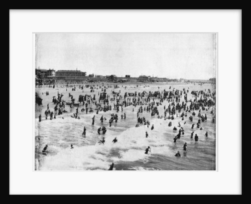 Beach at Atlantic City, New Jersey, USA by John L Stoddard