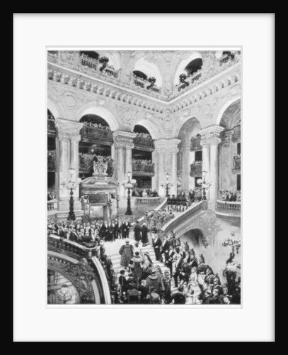Interior of the Grand Opera House, Paris by John L Stoddard