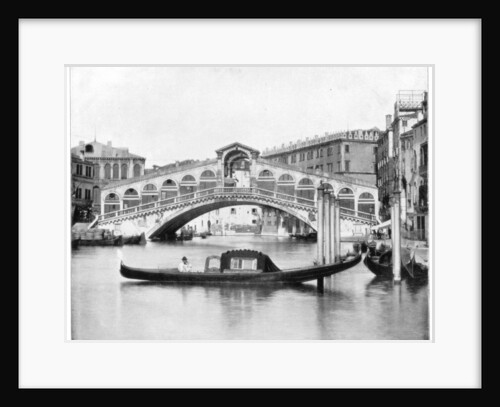The Rialto, Venice by John L Stoddard