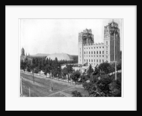 New Mormon Temple, Salt Lake City, Utah by John L Stoddard