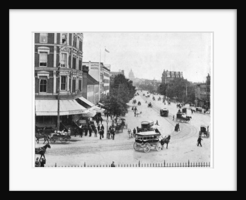 Pennsylvania Avenue, Washington DC by John L Stoddard
