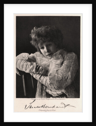 Sarah Bernhardt, French actress by Art Photogravure Co