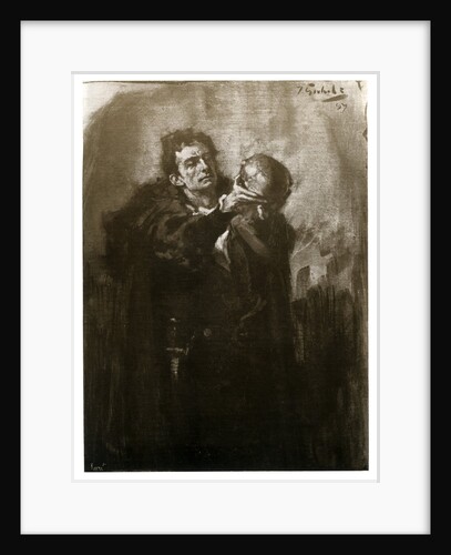 Forbes-Robertson as Hamlet by John Percival Gulich